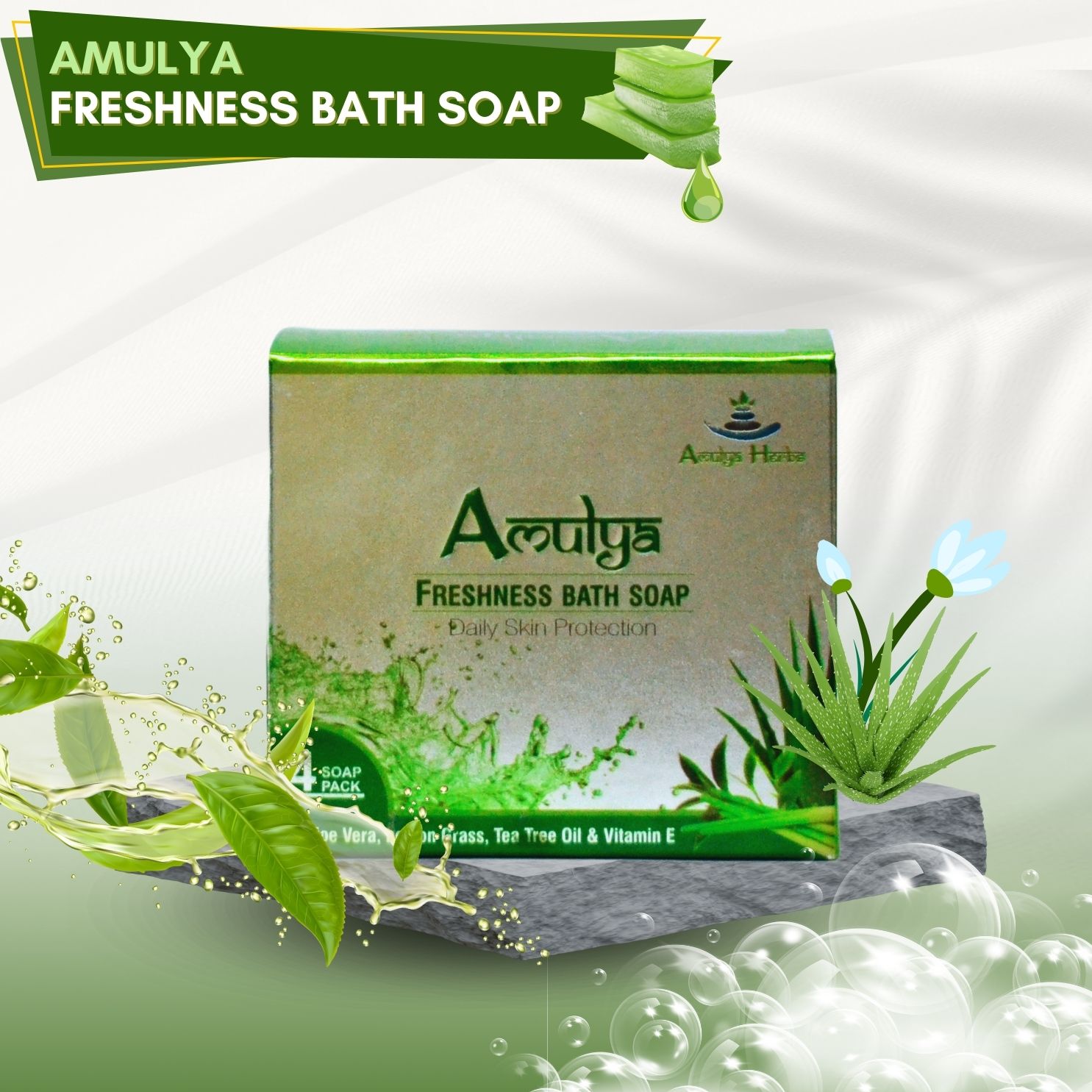 FC10002-AMULYA FRESHNESS BATH SOAP
