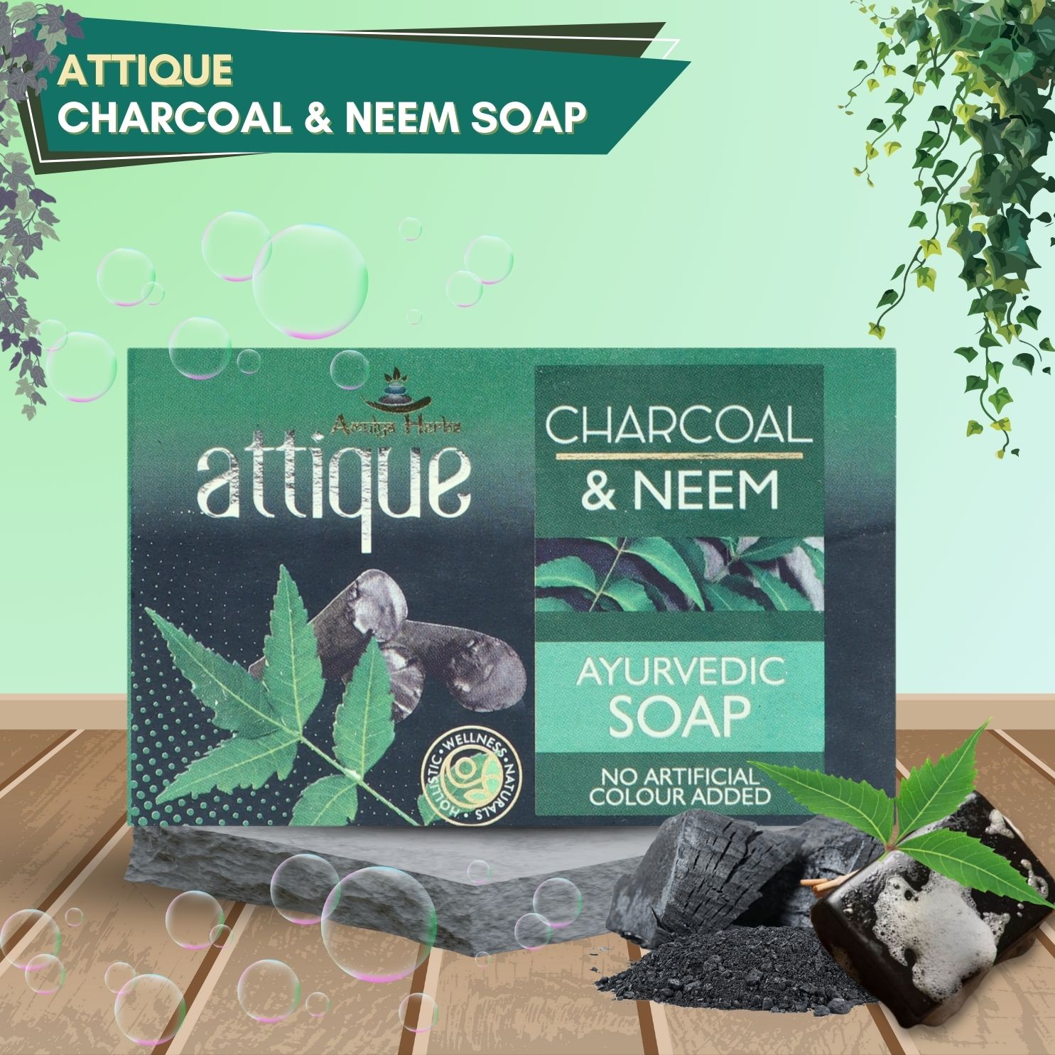 FC10024-ATTIQUE CHARCOAL & NEEM SOAP