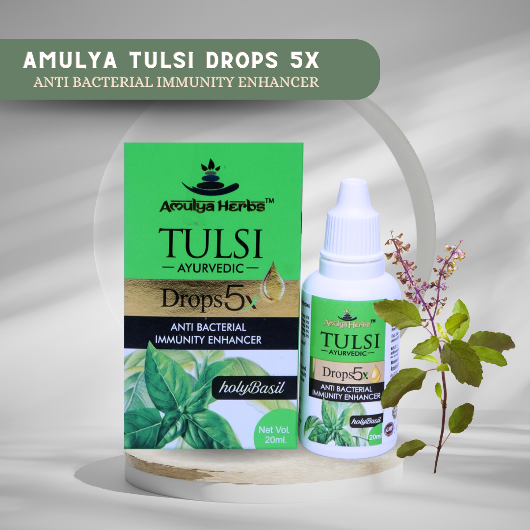 Health Care Products HC10065 AMULYA TULSI DROPS 5X Amulya